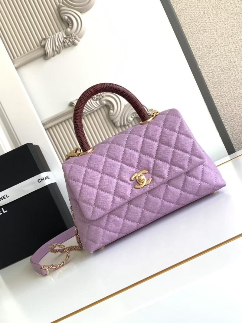 Ch**el top handle bags